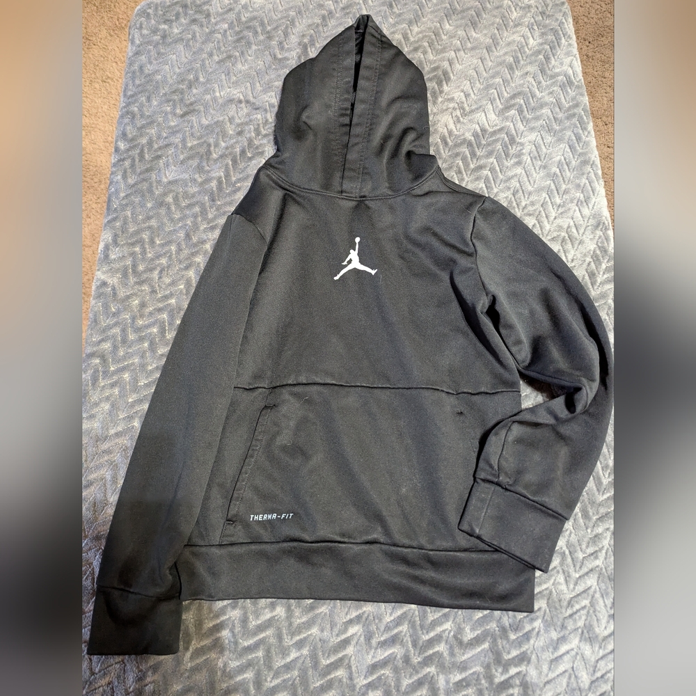 Nike Black Therma-Fit Hoodie with Jumpman